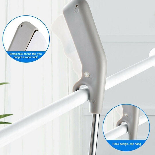 Clești De Colectare Deșeuri Flippy Metal Plastic 77 5 Cm Fără Mâini Murdare Gri