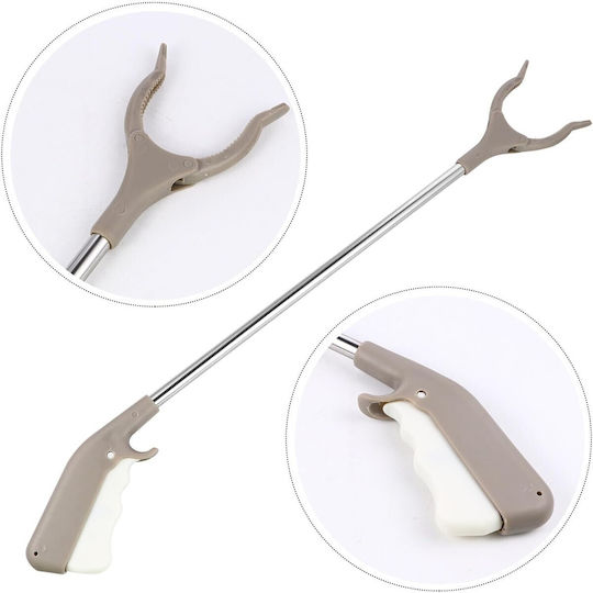 Clești De Colectare Deșeuri Flippy Metal Plastic 96 5 Cm Fără Mâini Murdare Gri