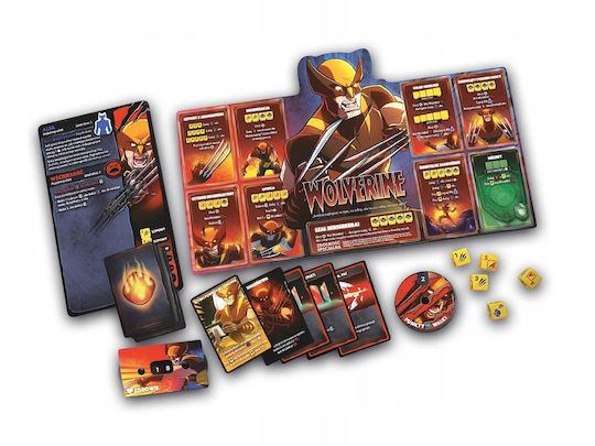 Lucky Duck Games Marvel Würfel Throne Spiel Iceman Psylocke Storm Wolverine Basis