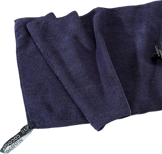Cocoon Microfiber Face Towel 60gr/m² Blue 60x30cm