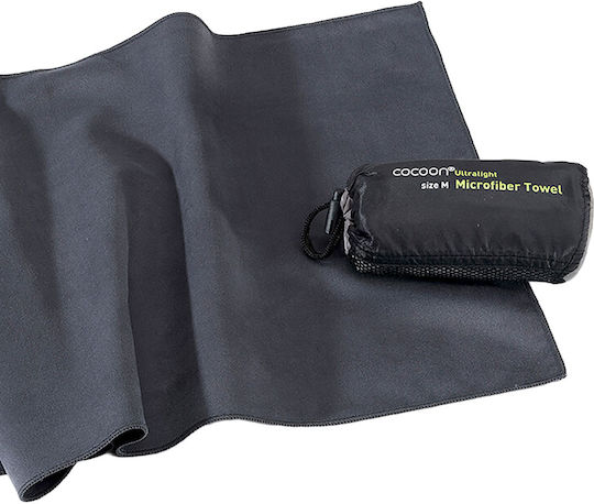 Cocoon Πετσέτα Microfiber Προσώπου 40gr/m² Γκρι 60x30εκ.