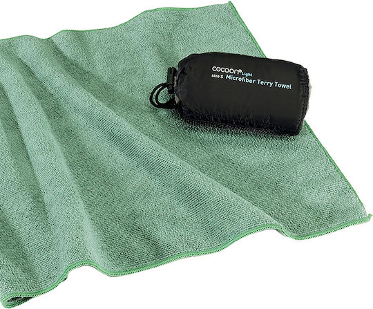 Cocoon Πετσέτα Microfiber Προσώπου 60gr/m² Πράσινη 60x30εκ.