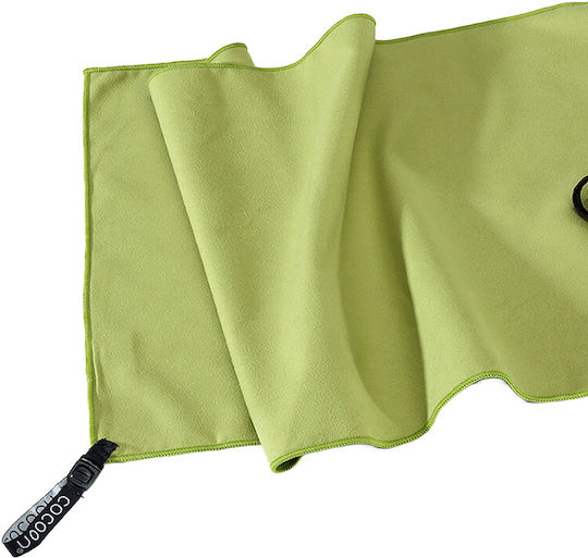 Cocoon Microfiber Face Towel 40gr/m² Green 60x30cm