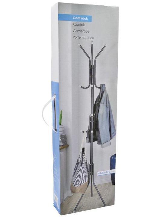 Excellent Houseware Καλόγερος Μεταλλικός Μαύρος 45x45x175cm