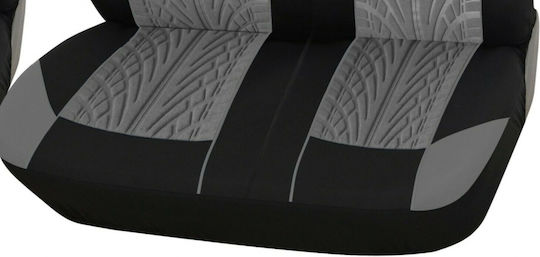Car Seat Covers Set Polyester Fabric Black Grey 21 Pieces Mercedes Sprinter vito vw Crafter T5 ford Transit peugeot iveco