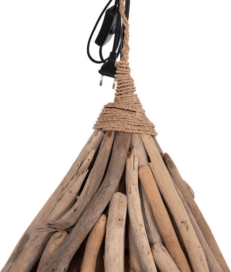 HomeMarkt Pendant Light Light Blue Boho With E27 Socket 48x54x52cm