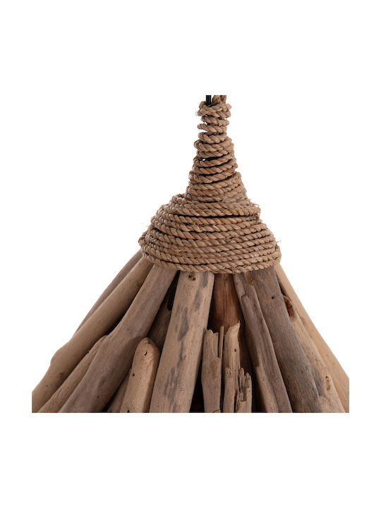 HomeMarkt Pendant Light Light Blue Boho With E27 Socket 48x54x52cm