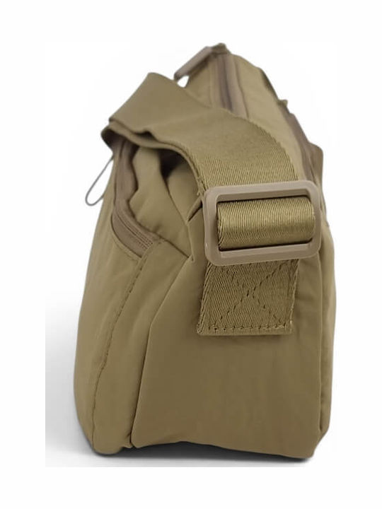 Fabric Women's Crossbody Bag Brown
