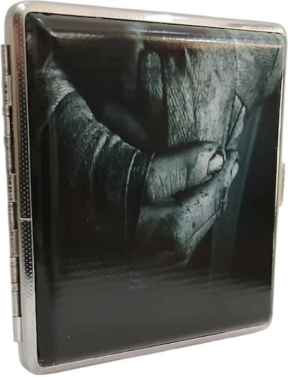Μεταλλικη Ταμπακιερα Θεμα Χερια 10χ10x1,5cm 43330-3