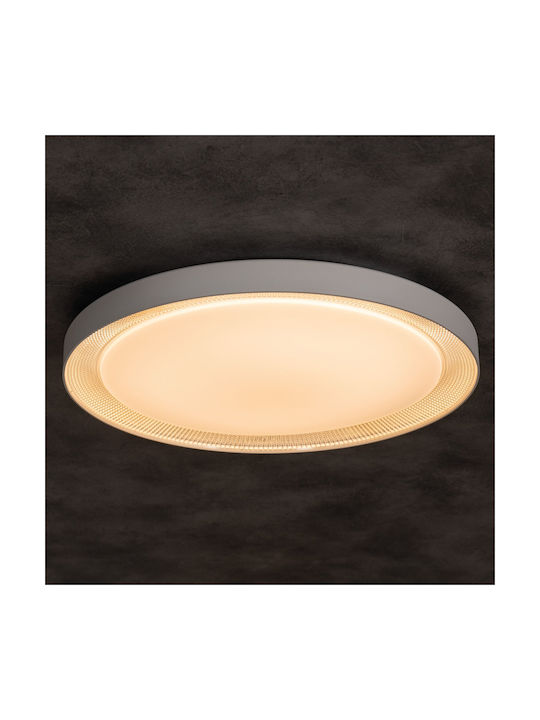 Led Decorative Ceiling Light Anbar Led 37w Cct Round Ø55 Max 2560lm 3000-6500k Ip20 Class I White 38931 Led Decorative Ceiling Light Anbar Led 37w Cct Round Ø55 Max 2560lm 3000-6500k Ip20 Class I White 38931