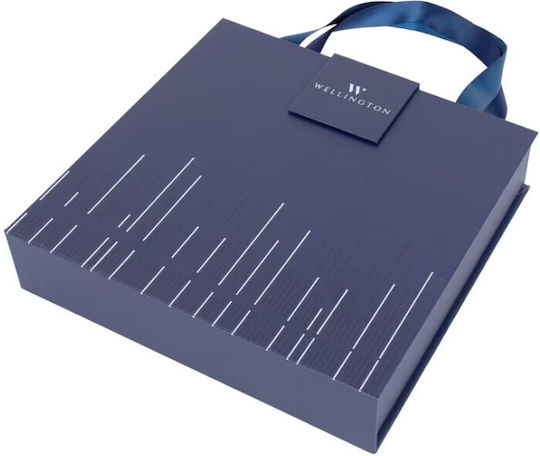 Wellington Schreibwaren-Set Stifte & Notizbuch A5 Geschenkverpackung Blau
