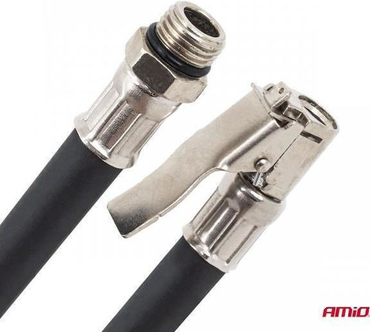 Amio Luftschlauch Für Reifen 1/4” 40cm Standard Feste Verbindung & Einfache Handhabung – 1 Stück 04503/am
