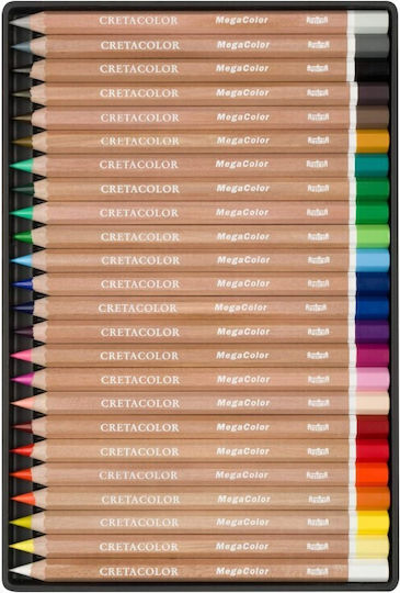 Cretacolor Mega Colored Pencils 24 Pcs 290 24 9014400290887