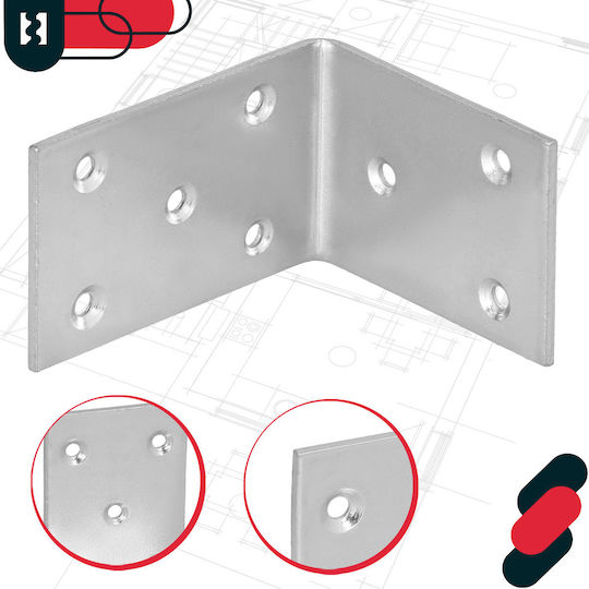 Kotarbau Carpenter's Winkel Stahl Bauanschluss Edelstahl Galvanisiert 55 X 45 X 35 Mm Set 12 Stück