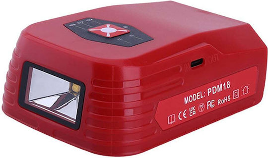 Battery Usb Adapter Ws Xtreme Power Milwaukee Μ18