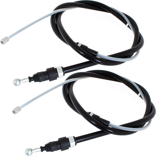 Skoda Octavia I 96-10 Handbrake Cable 1j0609721ac + 1j0609721ad 2 Pcs Set