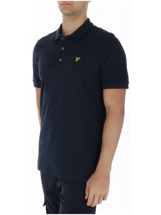 Polo Short Sleeve Navy Blue Blouse