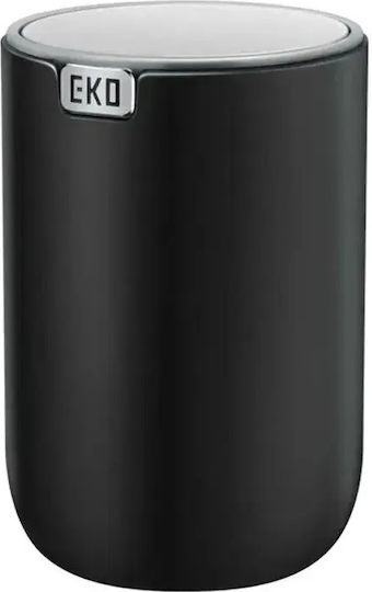 Eko Plastic Black Waste Bin 2.2lt