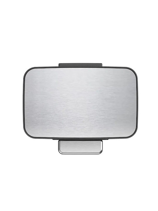 Eko Eko Mülleimer aus Inox mit Pedal Schwarz 50lt