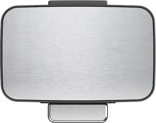 Eko Marina Waste Bin from Inox Steel with Pedal Black 50lt