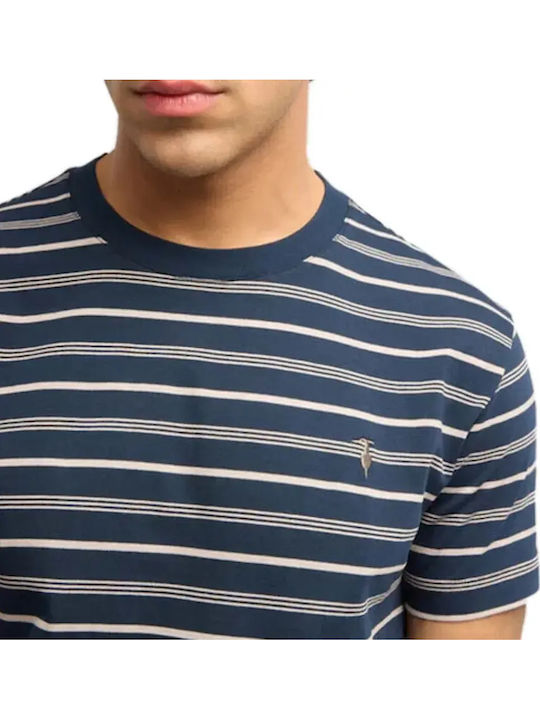 Tricou Albastru Marin/Gri Deschis