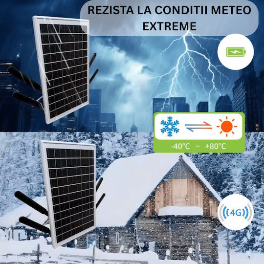 Router Wireless 4G Solar Suportă Cartelă SIM Baterie 25600mAh Echipament de Exterior Rezistent la Apă