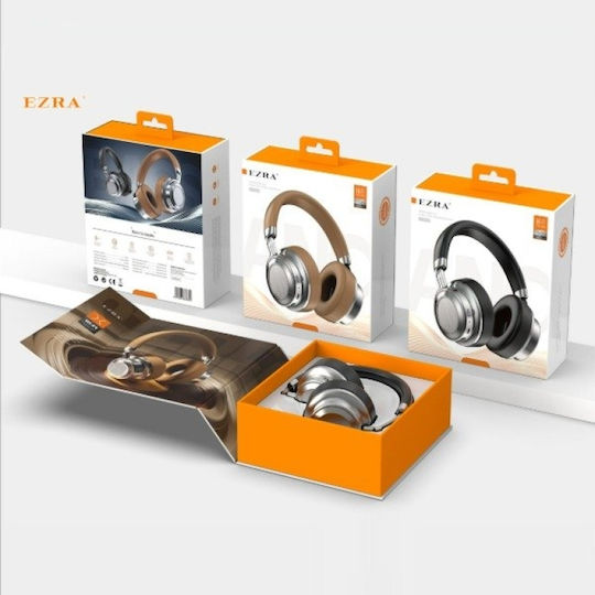 Ezra BW96 Wireless Bluetooth On Ear Headphones Brown