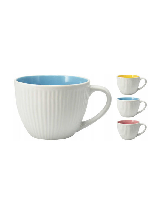 Koopman Cană Ceramică Albă 600ml