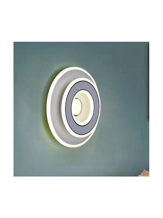 Luminastar Plafonieră de Tavan Albă cu LED Integrat și Telecomandă
