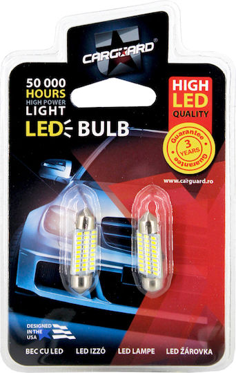 Bec Led Auto C5w 35mm Canbus 1.5w 189lm 27 Smd 12v Set 2 Buc