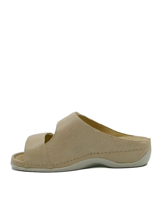 Leather Women's Anatomic Beige Sandals