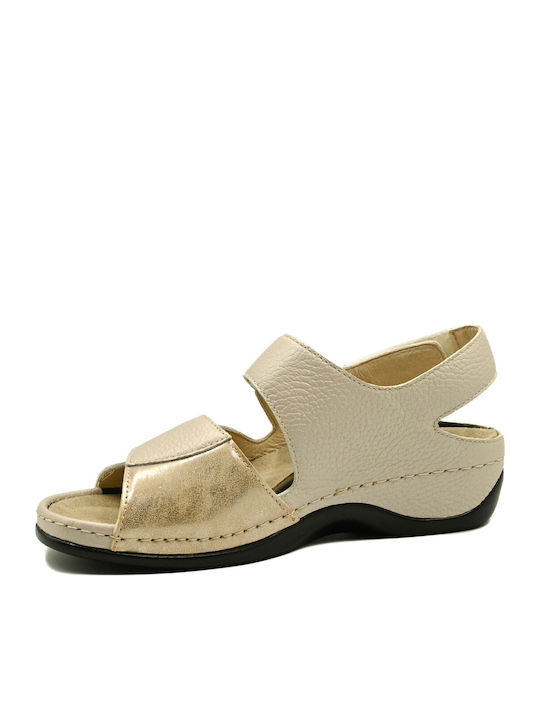 Leather Women's Anatomic Beige Sandals