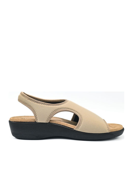 Damen Anatomische Beige Sandalen