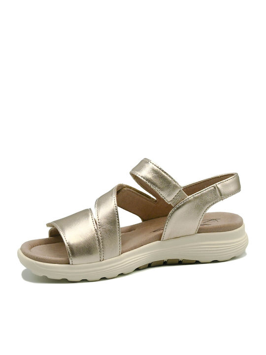 Leather Women's Anatomic Gold Sandals