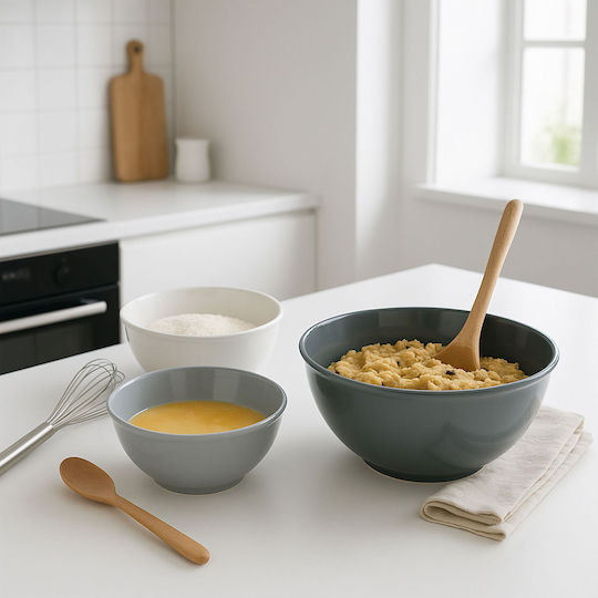 Relaxdays Mixing Bowls Plastic 6 Pieces