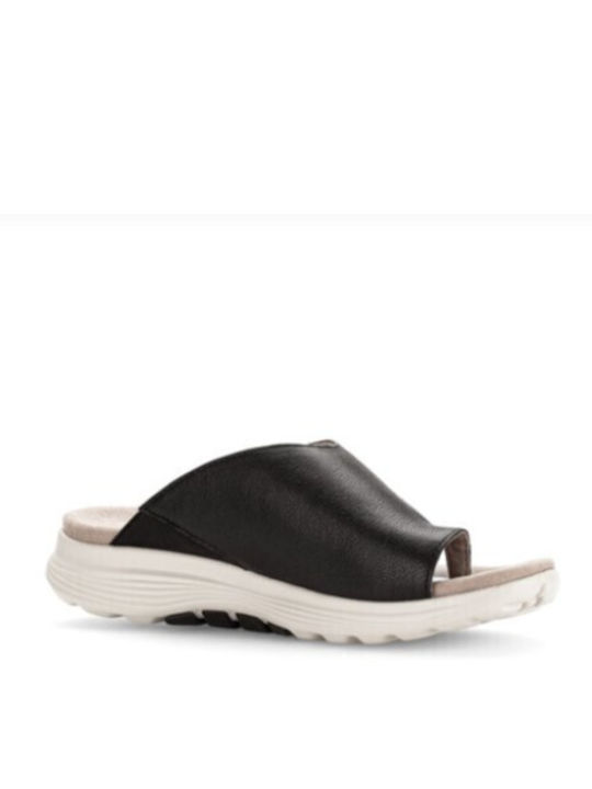 Leather Women's Anatomic Black Sandals