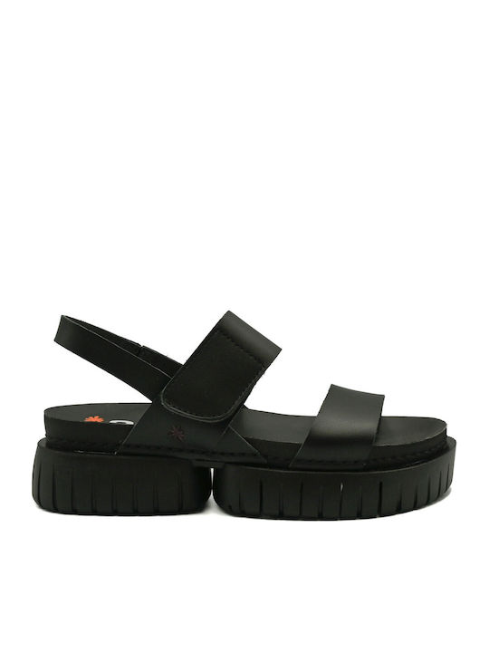 Leather Women's Anatomic Black Sandals