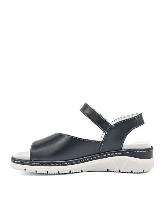 Leather Women's Anatomic Black Sandals