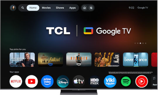 TCL Smart Fernseher 75" 4K Ultra HD SQD-Mini LED C8L HDR (2026) 75C8L