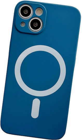 Magsafe Case Apple Iphone 12 Silicone Camera Protection Magnetic Wireless Charging Flippy Blue