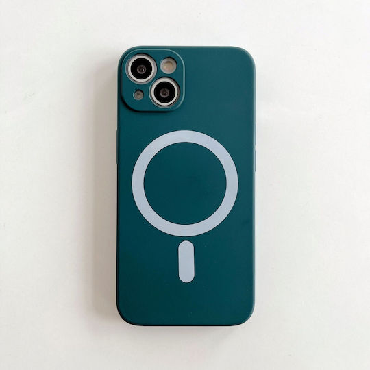 Magsafe Case Apple Iphone 12 Silicone Camera Protection Magnetic Wireless Charging Flippy Green