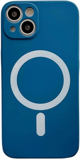 Magsafe Case Apple Iphone 12 Silicone Camera Protection Magnetic Wireless Charging Flippy Blue