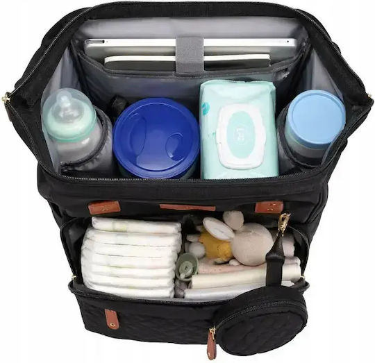 Bag-Bed Backpack Black 40x30x20cm