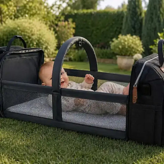 Bag-Bed Backpack Black 40x30x20cm