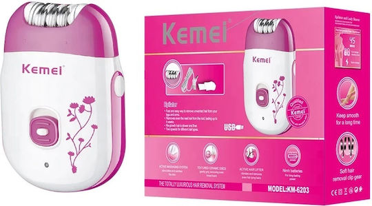 Kemei Αποτριχωτική Μηχανή Epilator για το Σώμα KM-6203