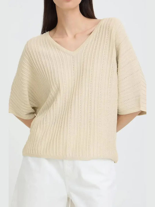 Γυναικείο T-shirt Beige