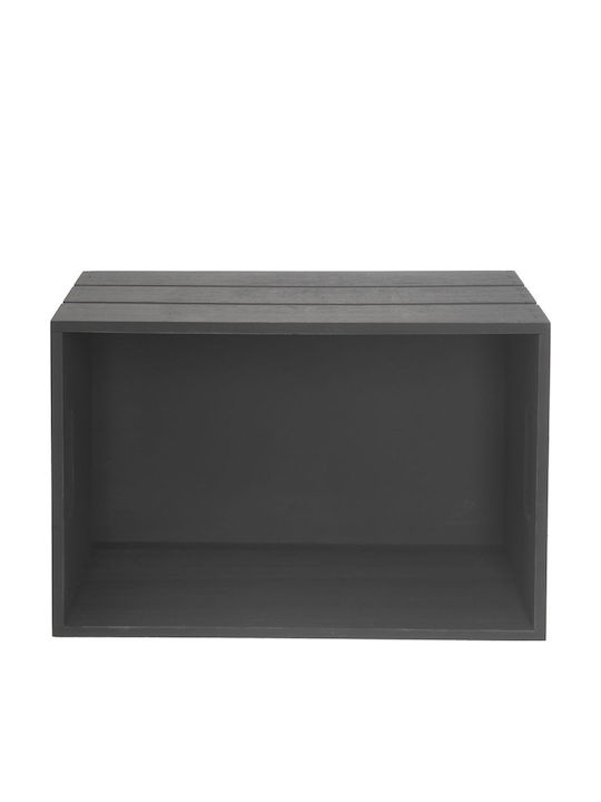 Orion Aufbewahrungskorb Bamboo Schwarz 31x21x13cm