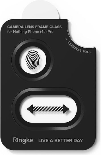 Nichts Kamera Schutz Gehärtetes Glas Schwarz Für Nichts Phone (4a) Pro