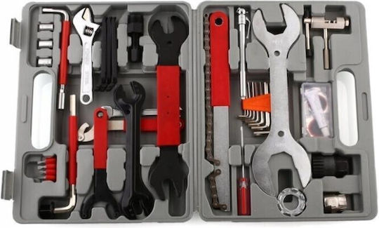 Roxar Fahrradwerkzeug-Set 44-teilig Werkstattkoffer