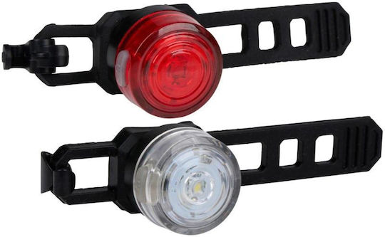 Dunlop Led Bike Σετ Φώτα Ποδηλάτου Για Δυναμό